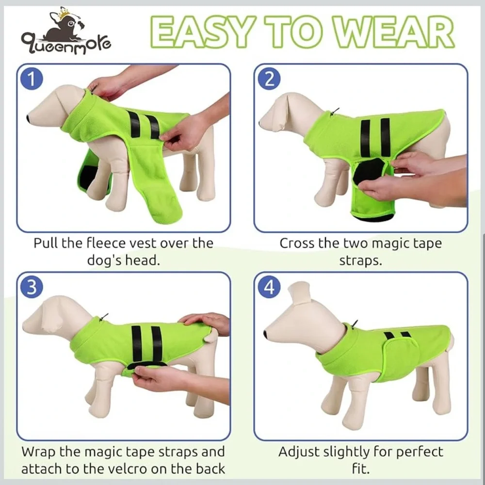 Neon Green Dog Jacket